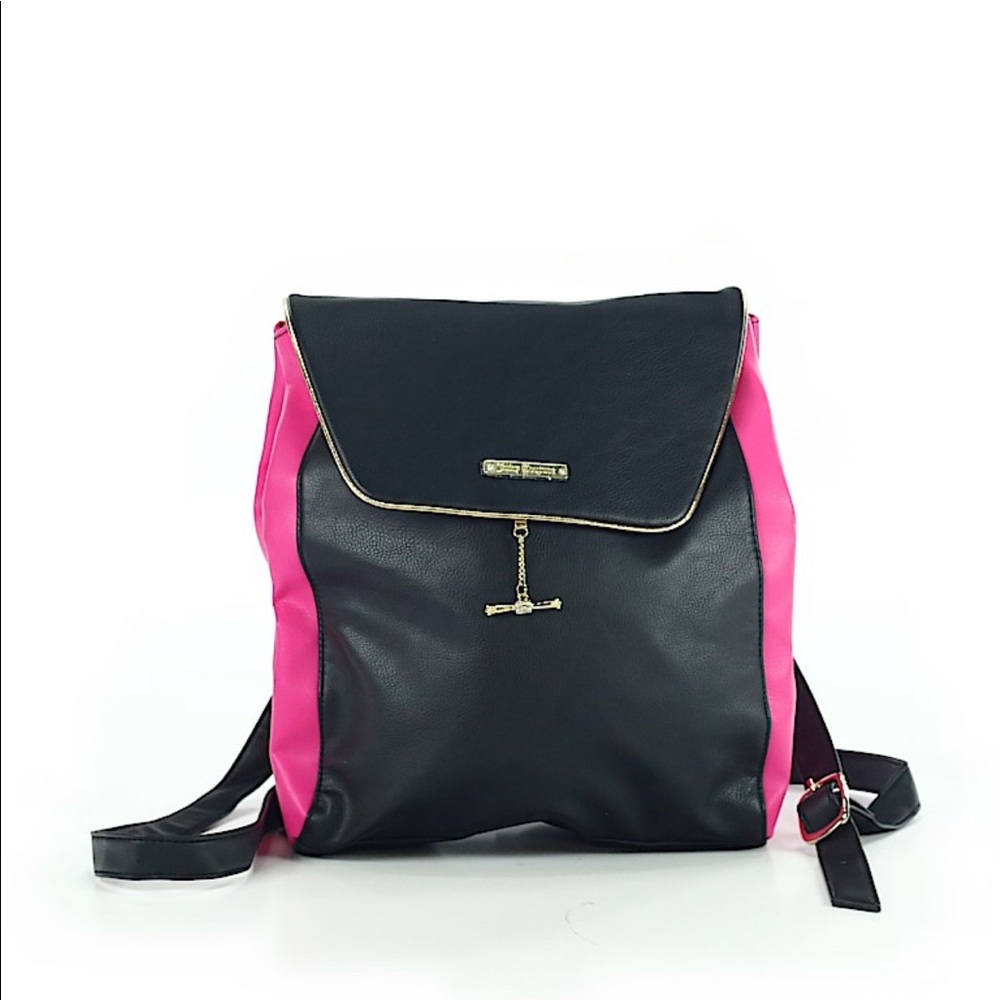 Juicy Couture black and pink backpack